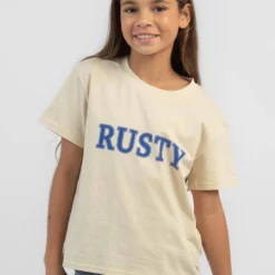 Rusty Girls' Line Relaxed T-Shirt