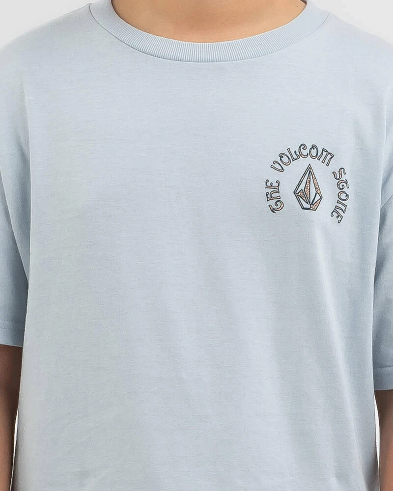 Volcom Boys' Stone Trippin T-Shirt 6 Volcom Boys' Stone Trippin T-Shirt - Image 4