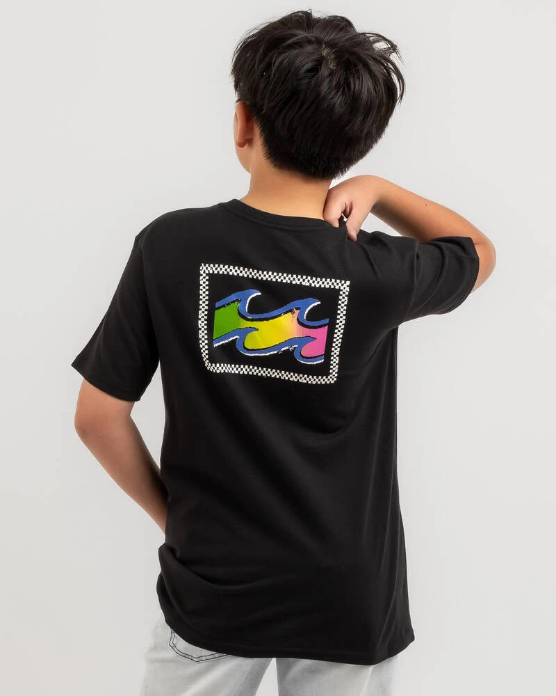 Billabong Boys' Crayon Wave T-Shirt 3 Billabong Boys' Crayon Wave T-Shirt