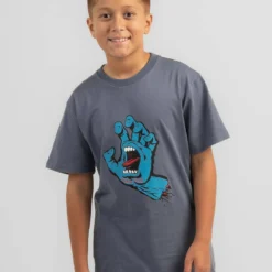 Santa Cruz Boys' Screaming Hand Front T-Shirt -Cheap Kiddo Cloth Store 20354115 03 LT XL