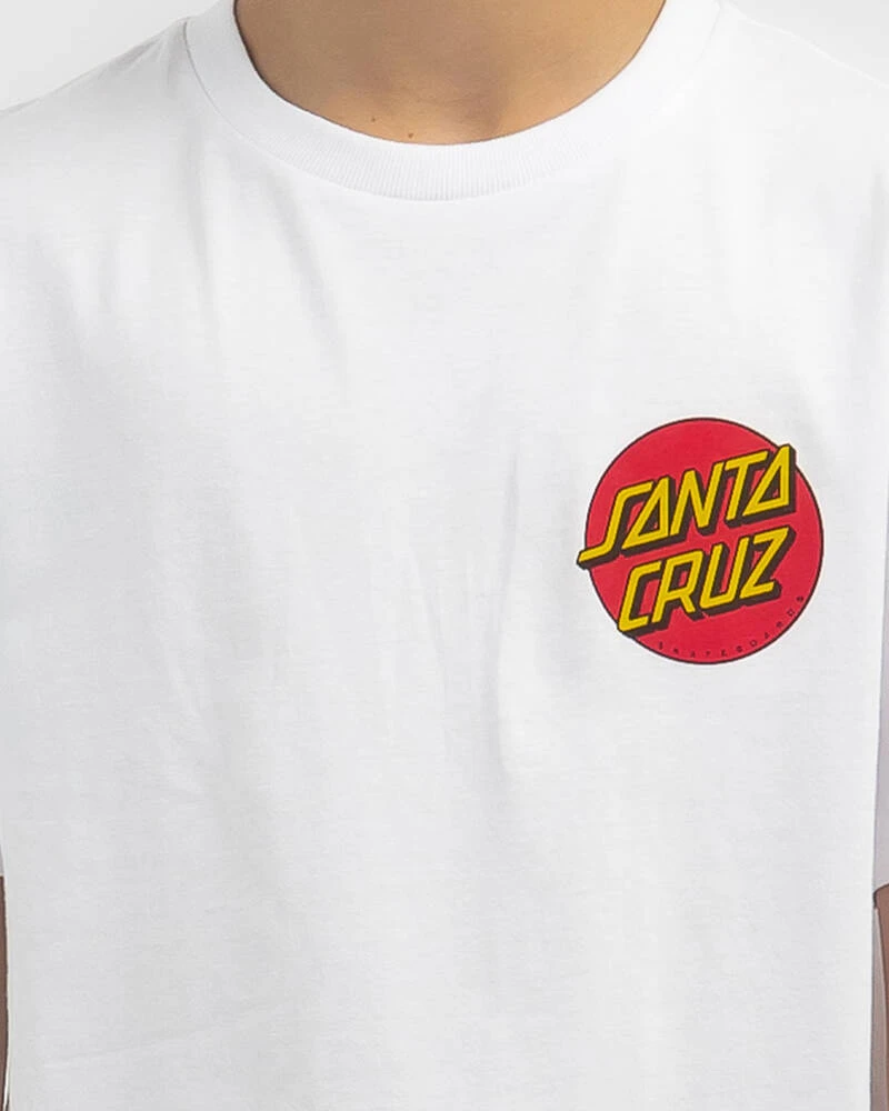 Santa Cruz Boys' Classic Dot Chest T-Shirt 6 Santa Cruz Boys' Classic Dot Chest T-Shirt - Image 4