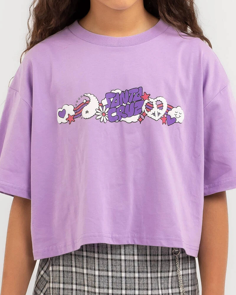 Santa Cruz Girls' Whimsical Scene T-Shirt 6 Santa Cruz Girls' Whimsical Scene T-Shirt - Image 4