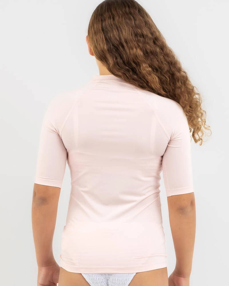 Roxy Girls' Essential Short Sleeve Rash Vest 5 Roxy Girls' Essential Short Sleeve Rash Vest - Image 3