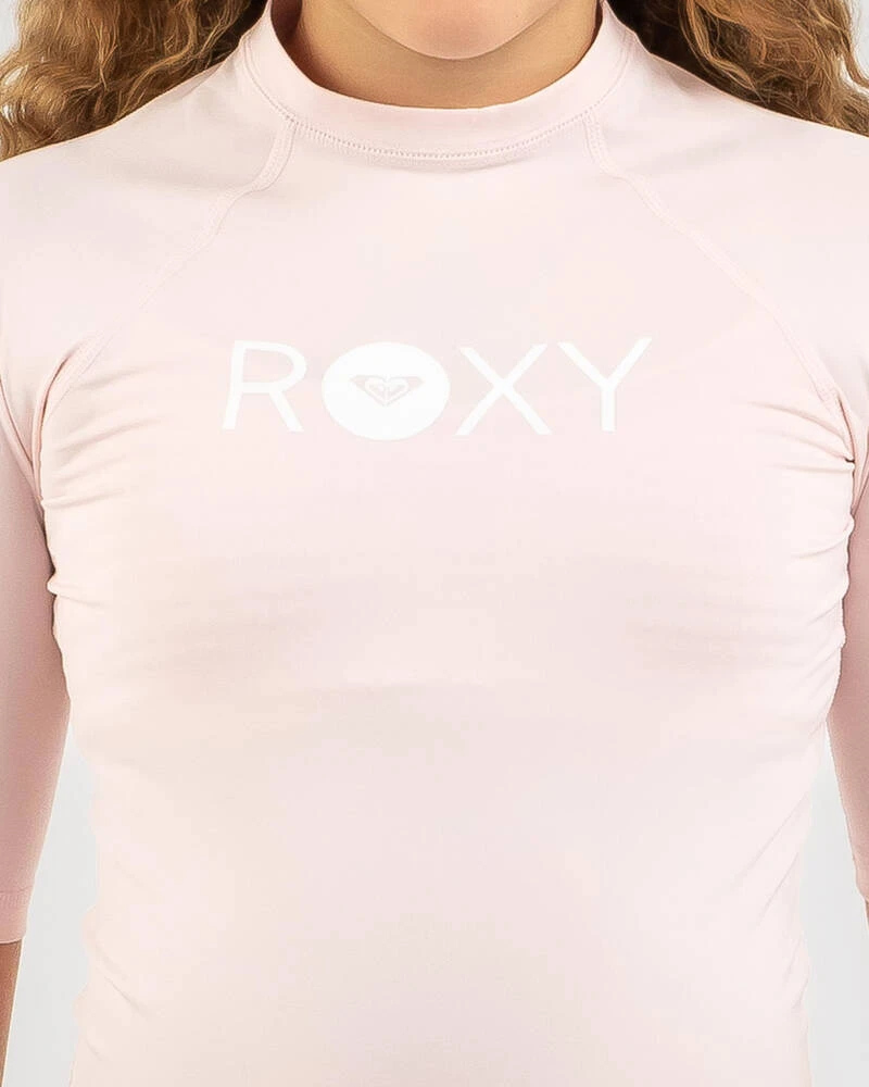 Roxy Girls' Essential Short Sleeve Rash Vest 6 Roxy Girls' Essential Short Sleeve Rash Vest - Image 4