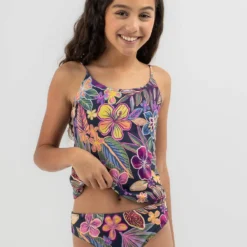 Roxy Girls' Paradise Trip Tankini Set