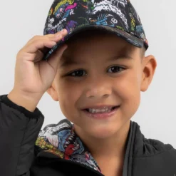 Toddlers Monstered Snapback Cap