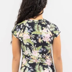 Billabong Girls' Beachcomber Cap Sleeve Rash Vest -Cheap Kiddo Cloth Store 20360032 01 LT XL