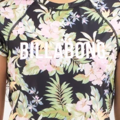 Billabong Girls' Beachcomber Cap Sleeve Rash Vest -Cheap Kiddo Cloth Store 20360032 01 RT XL