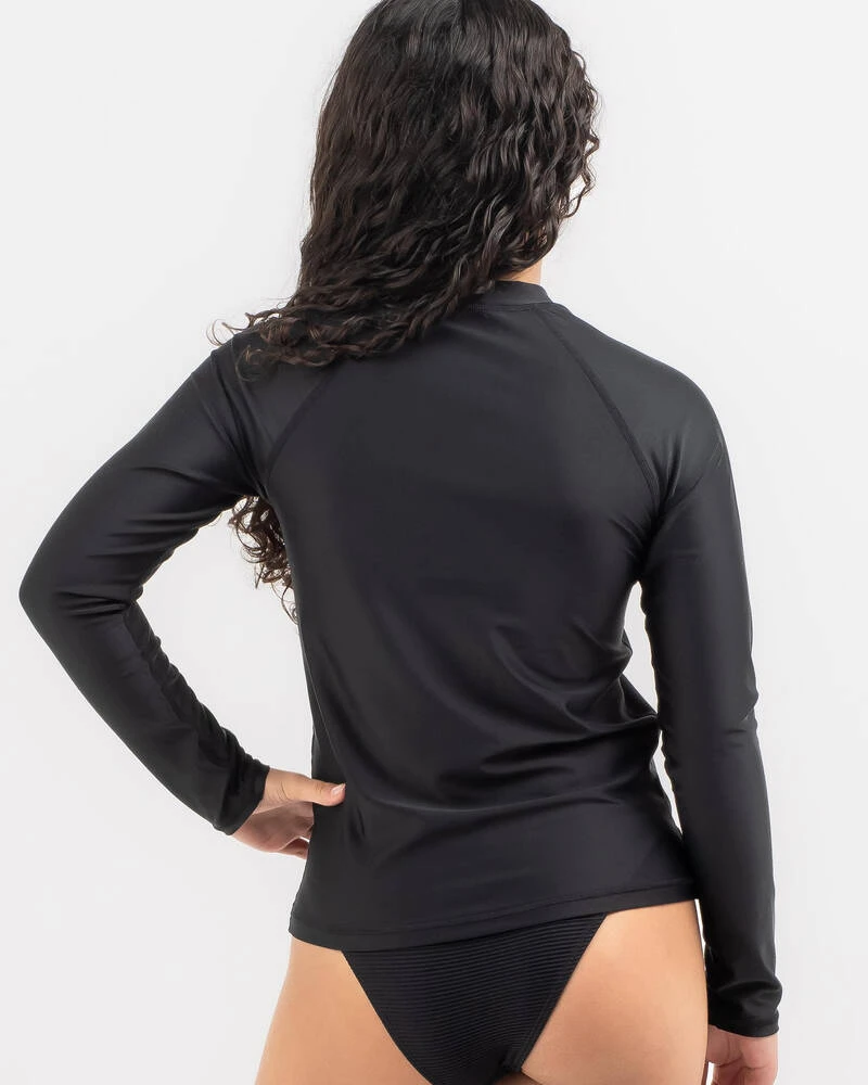 Billabong Girls' Beachcomber Logo Long Sleeve Rash Vest 4 Billabong Girls' Beachcomber Logo Long Sleeve Rash Vest - Image 2