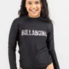 Billabong Girls' Beachcomber Logo Long Sleeve Rash Vest -Cheap Kiddo Cloth Store 20360033 01 FT XL