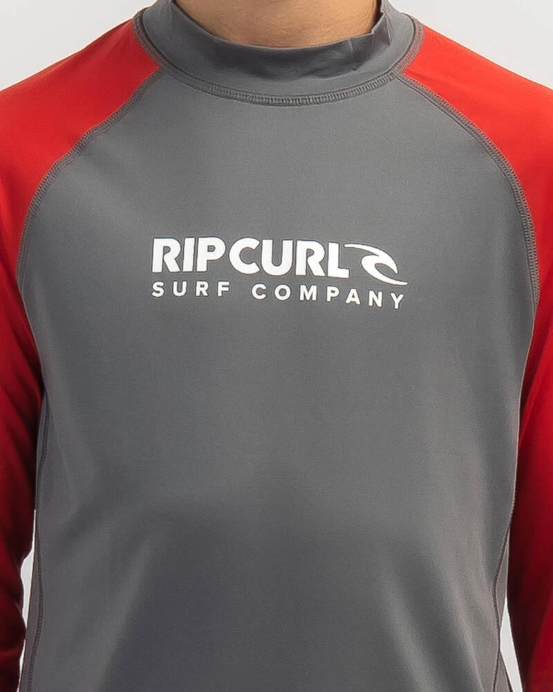 Rip Curl Boys' Shock Long Sleeve Rash Vest 6 Rip Curl Boys' Shock Long Sleeve Rash Vest - Image 4