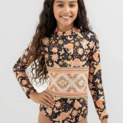 Rip Curl Girls' Suncatcher Long Sleeve Surfsuit