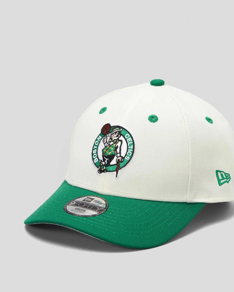 NEW ERA Boys' Boston Celtics 9Forty Chrome Cap 7 NEW ERA Boys' Boston Celtics 9Forty Chrome Cap - Image 5