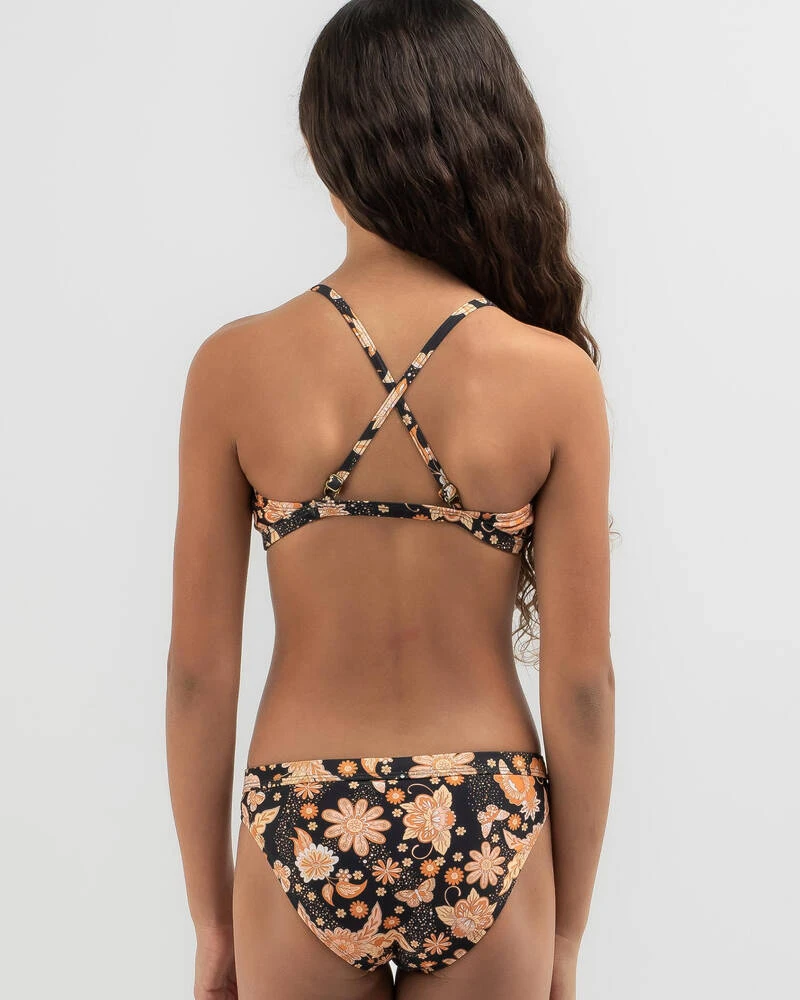 Rip Curl Girls' Sun Catcher Short Sleeve 3 Piece Rash Vest Set 6 Rip Curl Girls' Sun Catcher Short Sleeve 3 Piece Rash Vest Set - Image 4