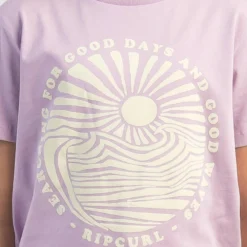 Rip Curl Girls' Good Waves Standard T-Shirt 9 Rip Curl Girls' Good Waves Standard T-Shirt -Cheap Kiddo Cloth Store 20360472 01 RT XL