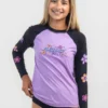 Santa Cruz Girls' Strip Bloom Long Sleeve Rash Vest 2 Santa Cruz Girls' Strip Bloom Long Sleeve Rash Vest -Cheap Kiddo Cloth Store 20361145 01 FT XL