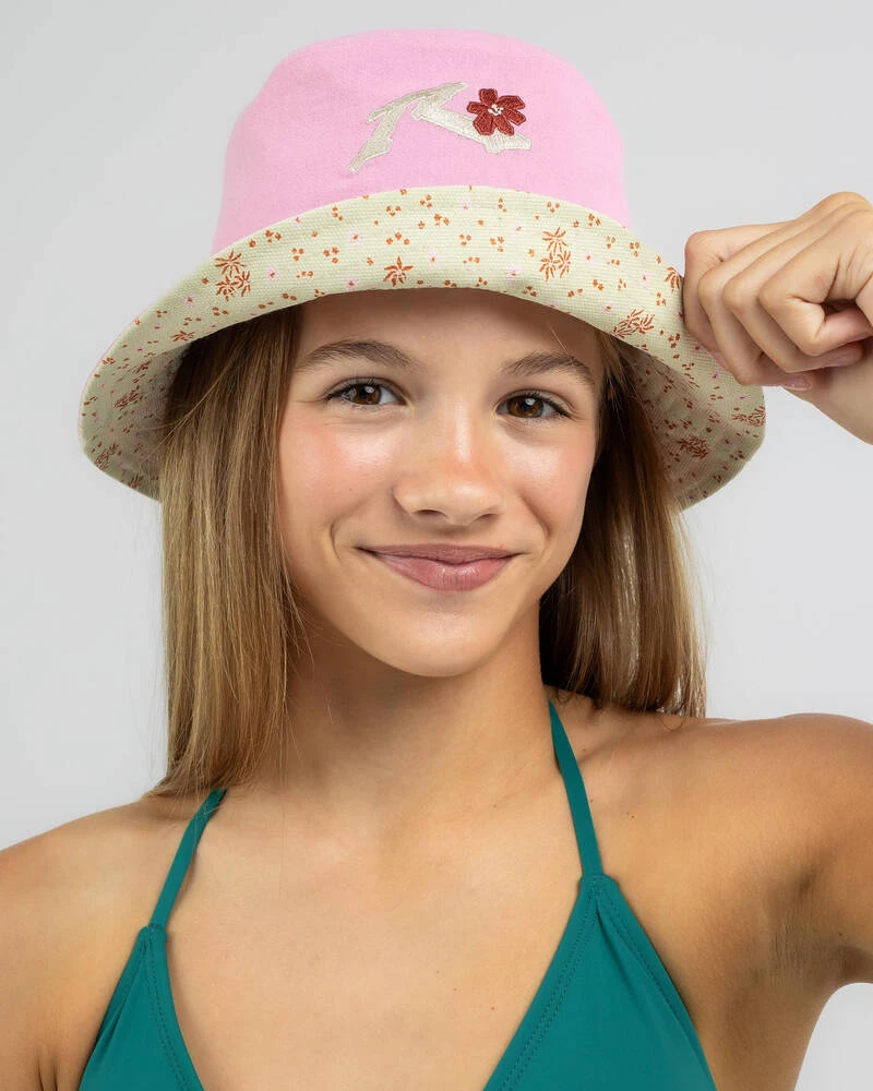 Rusty Girls' Spring Time Reversible Bucket Hat 4 Rusty Girls' Spring Time Reversible Bucket Hat - Image 2