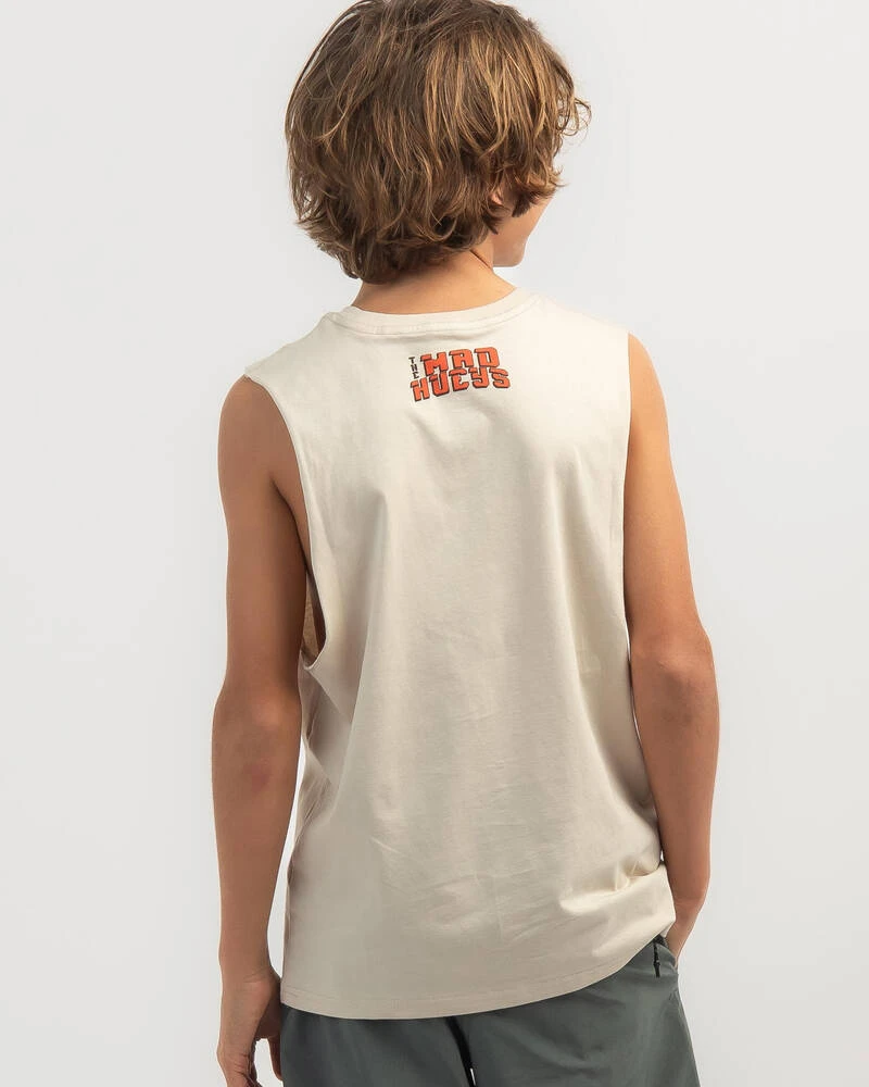 Boys' Surfer Shark Muscle Tank 5 Boys' Surfer Shark Muscle Tank - Image 3