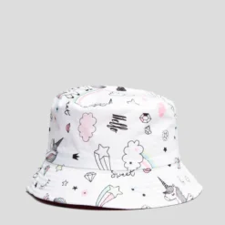 Toddlers' Unicorn Reversible Bucket Hat -Cheap Kiddo Cloth Store 20366758 01 RT XL