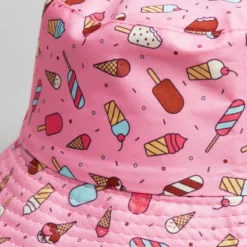 Toddlers' Ice Cream Reversible Bucket Hat -Cheap Kiddo Cloth Store 20366763 01 TP XL