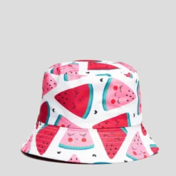 Toddlers' Watermelon Reversible Bucket Hat -Cheap Kiddo Cloth Store 20366764 01 RT XL