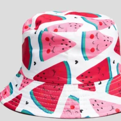 Toddlers' Watermelon Reversible Bucket Hat -Cheap Kiddo Cloth Store 20366764 01 TP XL
