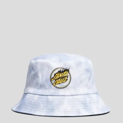 Santa Cruz Boys' Checked Ringed Flamed Dot Bucket Hat