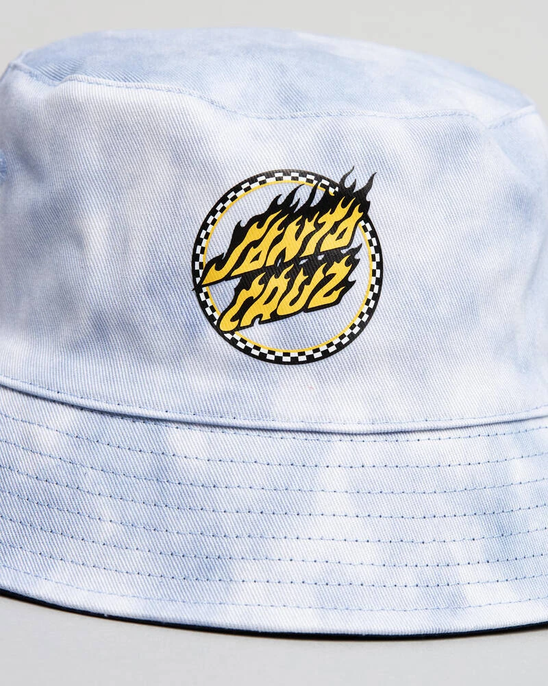 Santa Cruz Boys' Checked Ringed Flamed Dot Bucket Hat 7 Santa Cruz Boys' Checked Ringed Flamed Dot Bucket Hat - Image 5